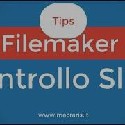 Filemaker Controllo Slide Macraris