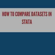 Compare Datasets In Stata