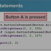 Micro Bit If Else Statements