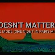 It Doesn T Matter Two Live Karaoke Depeche Mode