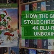 HOW THE GRINCH STOLE CHRISTMAS 4K ULTRA HD BLU RAY UNBOXING MENU