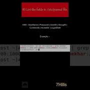 9 List The Fields In Etc Passwd File Linux Real Time Interview Questions And Answers Linux