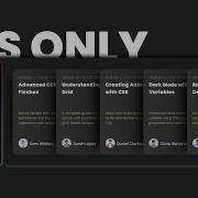 Build A Modern Posts Slider UI With Hover Effects Using Pure CSS Advanced Web Design Tutorial