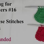 Decrease Stitches Left Handed Knitting For Beginners 16