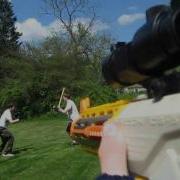 Nerf 45 Degree Angle Muzzle Flash Test