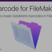 Create 2D DataMatrix Barcodes In FileMaker For Mac And Windows