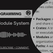 Rust S Module System Tutorial Rust Programming For Audio