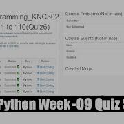 AKTU Python Prutor Quizzes Answers Of Week 9 Python Prutor Quiz Answers Python Quiz Solution 360