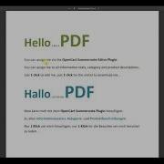 OpenCart Admin Summernote PDF Plugin