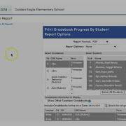 Aeries Gradebook Progress Report