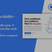 Ionic 5 Framework Without Installing Anything Introducing Ion Stackblitz