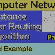 Distance Vector Routing Algorithm With Example Part 1 Computer Networks