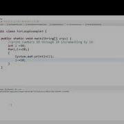 Java For Loop Variations Java Tutorial