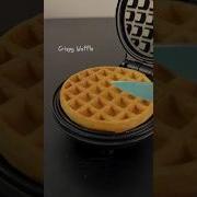 Crispy Waffle Recipe Shorts Asmr