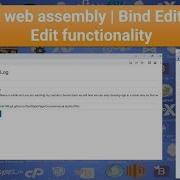 Blazor Web Assembly Bind Edit Form Edit Functionality