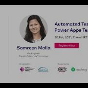 Test Automate With PowerApps Test Studio By Samreen Malla