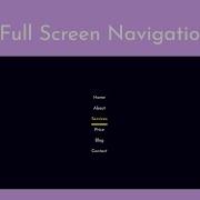 How To Create A Full Screen Navigation Using HTML CSS And JavaScript