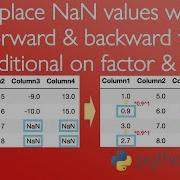 Replace NA Values With Forward Fill Including A Factor In Python