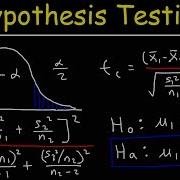 Hypothesis Testing Difference Of Two Means Student S Distribution Normal Distribution