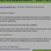 What Is Bean Factory Java Spring Interview Questions Interviewdot