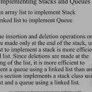 Daniel Liang Java Section 24 5 Stacks And Queues