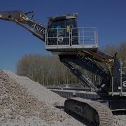 Ashville Aggregates Liebherr LH60 Unloading Train 8K