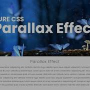Parallax Effect Using HTML And CSS No Javascript
