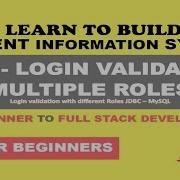 Login Validation With Different Roles From Database Student Information System Part 14