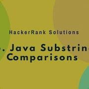 16 Strings Java Substring Comparisons Hindi
