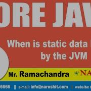 When Is Static Data Loading By The JVM Core Java Tutorial
