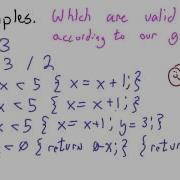 Valid Statements Solution Programming Languages