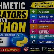 Arithmetic Operators In Python Complete Python Tutorial For Beginners