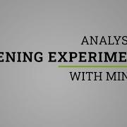 Analysis Of Screening Experiments Using Minitab