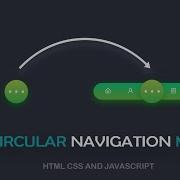 Best Circular Navigation Menu Using Html CSS JavaScript Circle Radial Menu