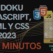 SUDOKU HTML CSS JAVASCRIPT Desarrolla Un Maestro Del Juego En 25 Minutos