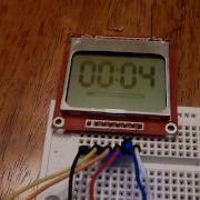 Digital Clock With Arduino And Nokia 5110 LCD Display