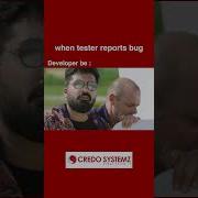 When A Tester Finds A Bug Developer S Chill Reaction Shorts Trending Credosystemz Coding