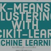 Machine Learning Tutorial 11 K Means Clustering With Scikit Learn Python Example