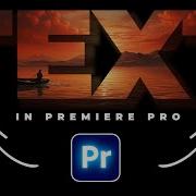 Как добавить ВИДЕО в ТЕКСТ в Premiere Pro