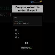 𝗗𝗮𝘆 𝟱𝟰 𝟵𝟳 Can You Guess The Output Shorts