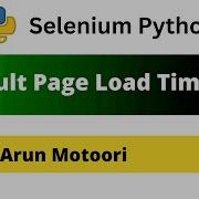 Default Page Load Timeout For Web Pages In Selenium Selenium Python