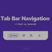 How To Create Tab Bar Navigation In Html Html CSS Javascript