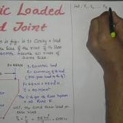 Eccentric Loaded Riveted Joints Problem Design Of Machine Elements 1 DME DMM 1 JNTU VTU Anna