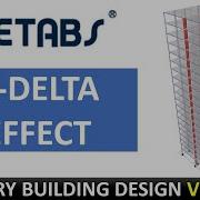 14 Check The P Delta Effect Tall Buildings Design Etabs