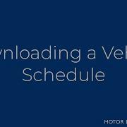 Downloading A Vehicle Schedule