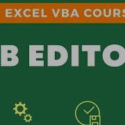 Free Excel VBA Course 2 Introduction To The VB Editor Visual Basic Editor