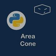 Surface Area Of Cone In Python