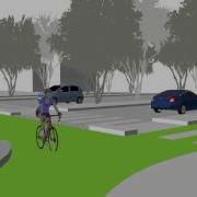 Broadway Campbell Protected Intersection
