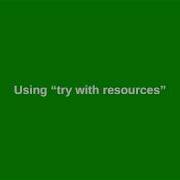 Chapter12 Try With Resources
