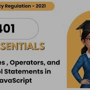 Data Types Operators And Control Statements In JavaScript In Web Essentials Tamil IT3401